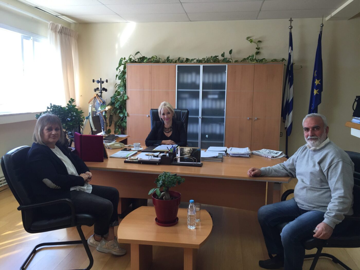 Μέλη της Οργανωτικής Επιτροπής στην Αντιπεριφερειάρχη Πιερίας