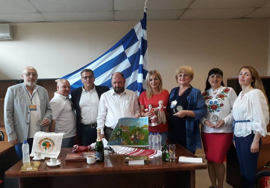 Στο Δημαρχείο Κατερίνης οι Ουκρανοί διοργανωτές του Διεθνούς Φεστιβάλ – Διαγωνισμού Παιδικής & Νεανικής Δημιουργικότητας