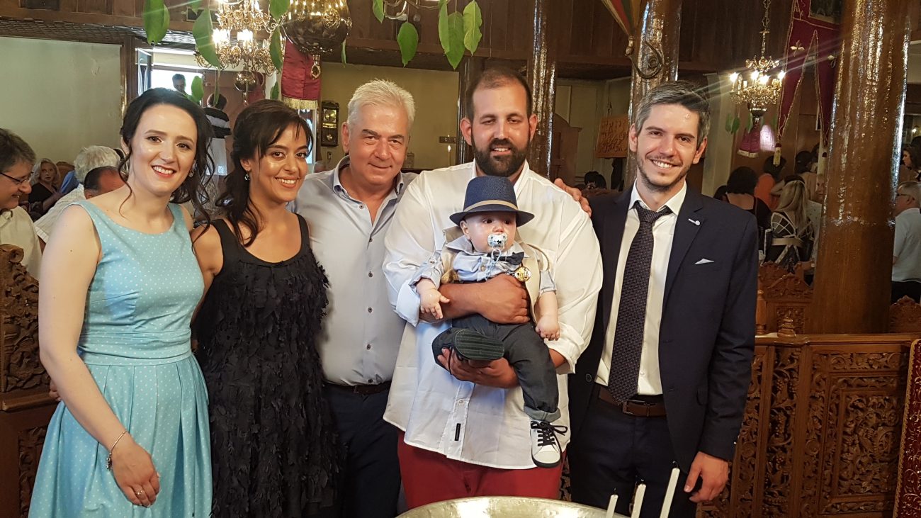 Η βάπτιση του μικρού Θωμά στον Κολινδρό