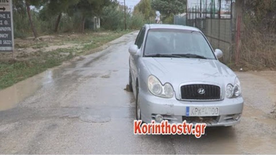 Νεκρός οδηγός στο Βραχάτι – Υπέστη έμφραγμα την ώρα της κακοκαιρίας (VIDEO)