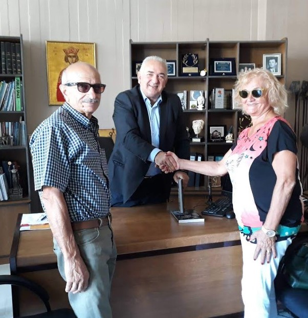 Συνάντηση του Δημάρχου Κατερίνης με την πρόεδρο του συλλόγου Κατερινιωτών Τορόντο