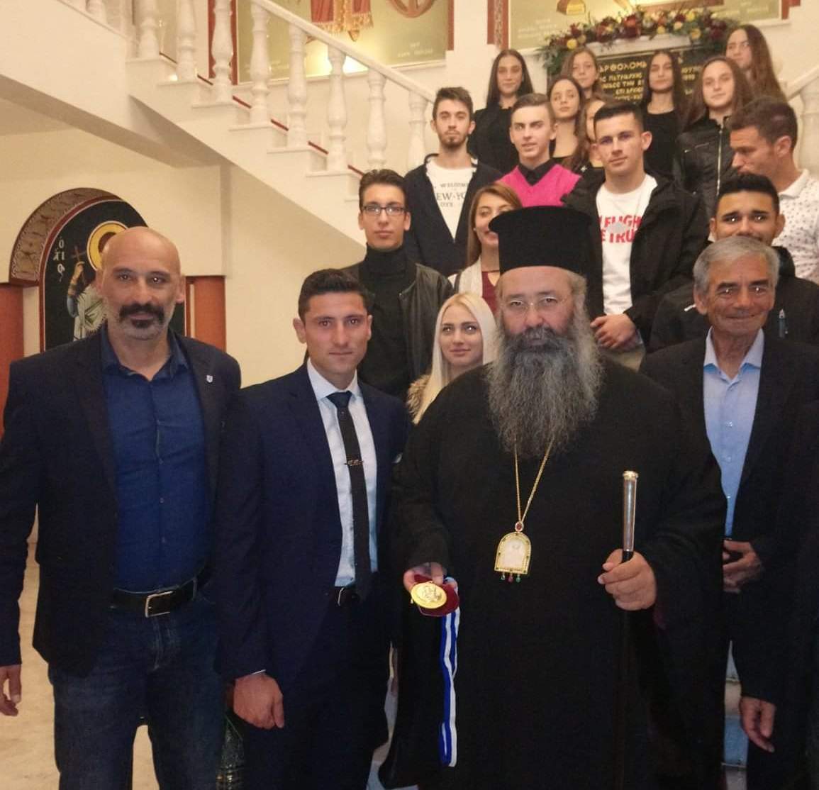 Οι πρωταθλητές στίβου της Πιερίας στον Μητροπολίτη Κίτρους (ΦΩΤΟ)