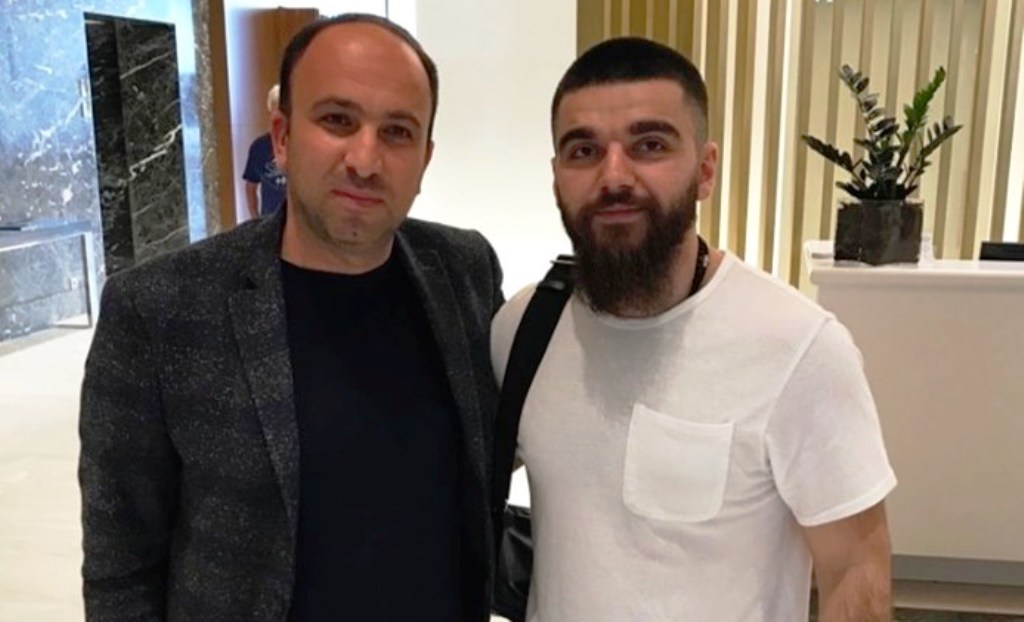 Ο Γιώργος Κοκαβίδης με το Γιώργο Σαββίδη