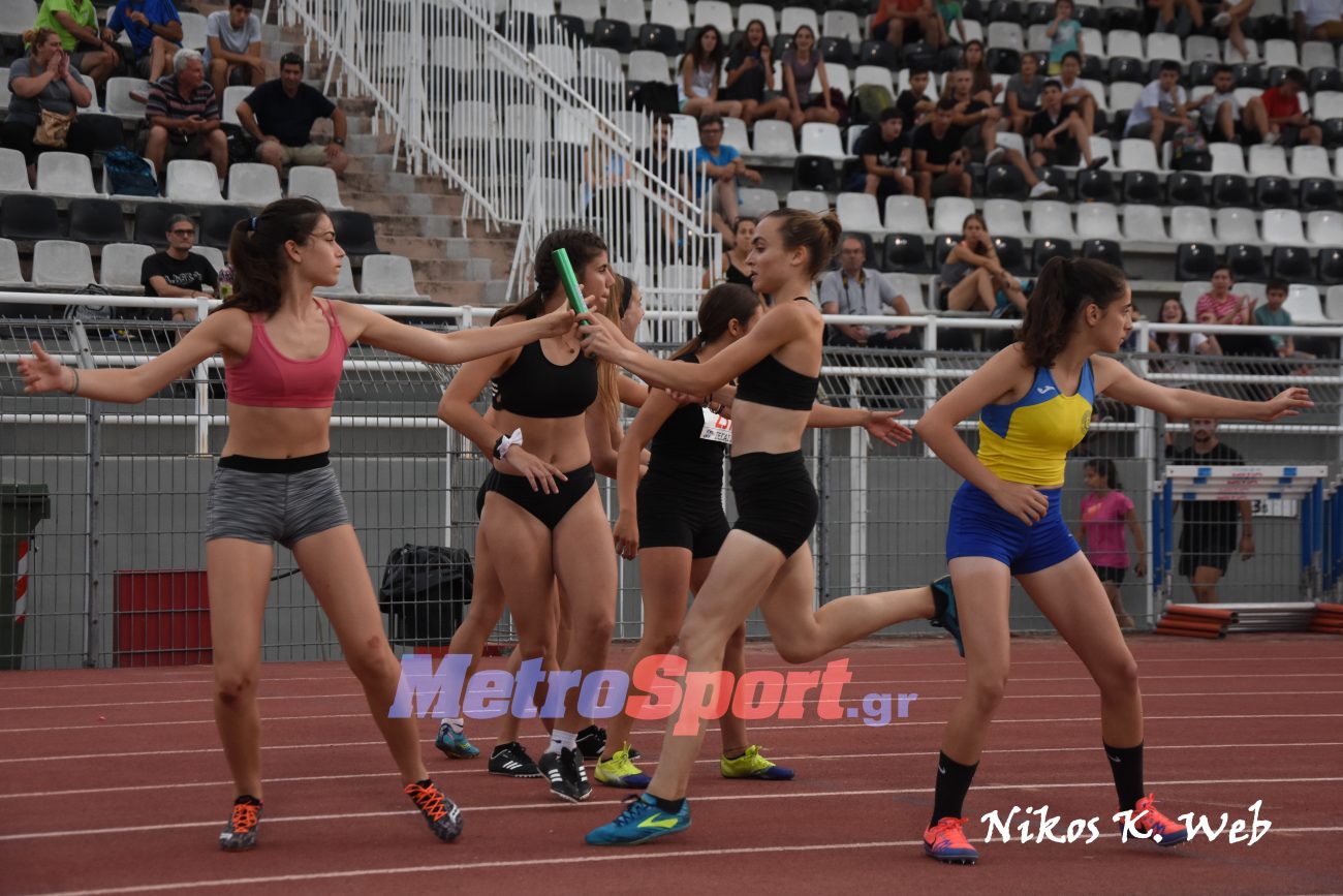 4 X 400 μ. Σκυταλοδρομία Νεανίδων Κ20 στην Κατερίνη (VIDEO)