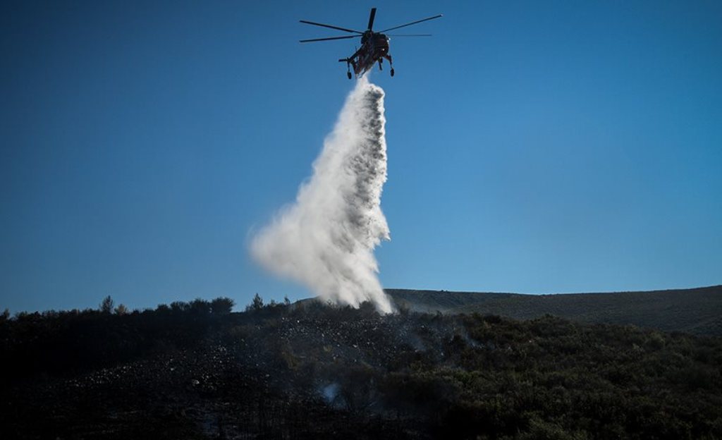 Θετική εξέλιξη: Υπό πλήρη έλεγχο η φωτιά στο Πήλιο