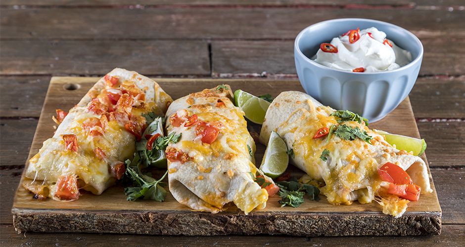 Enchiladas με κοτόπουλο