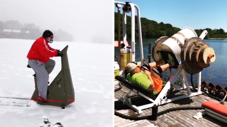 Αυτός ο 50άρης κάνει την πιο παράξενη γυμναστική στον κόσμο