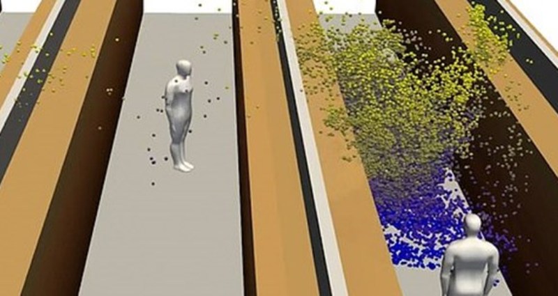 Τι συμβαίνει όταν ένας φορέας κορονοϊού βήξει μέσα σε σούπερ μάρκετ – Βίντεο δείχνει την διασπορά