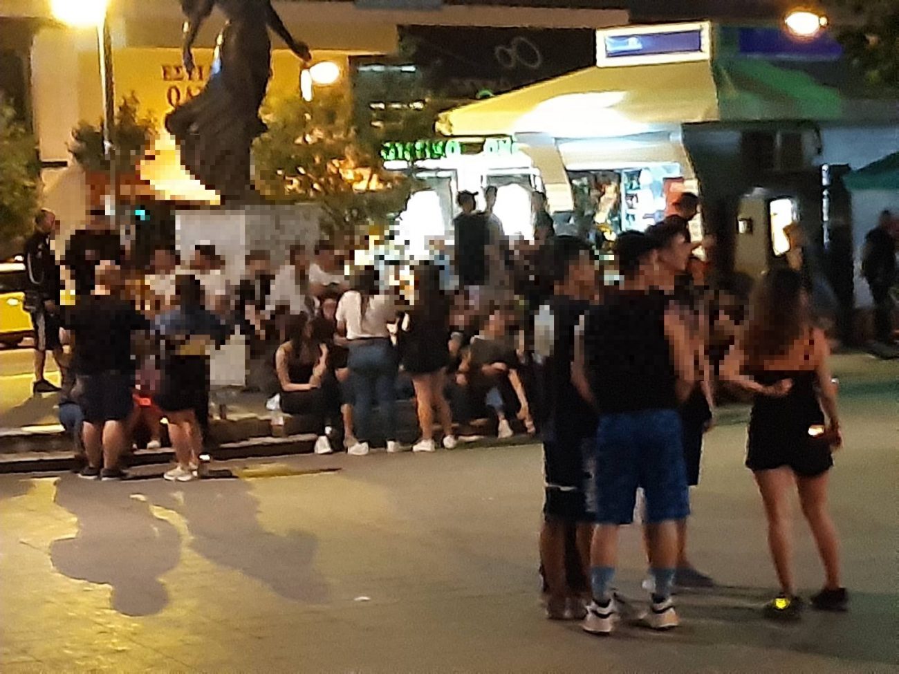 Κατερίνη, πλατεία Ελευθερίας πριν λίγο