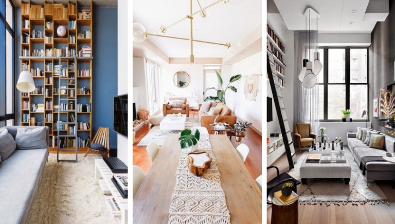 Έξυπνες ιδέες για το πώς να διακοσμήσετε στενόμακρα σαλόνια