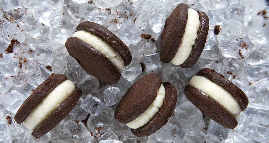 Σάντουιτς με παγωτό βανίλια