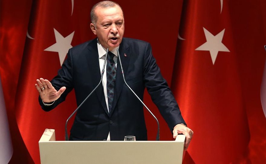 Παραλήρημα Ερντογάν: Προκαλούμε τους εχθρούς μας σε ξηρά, αέρα και θάλασσα