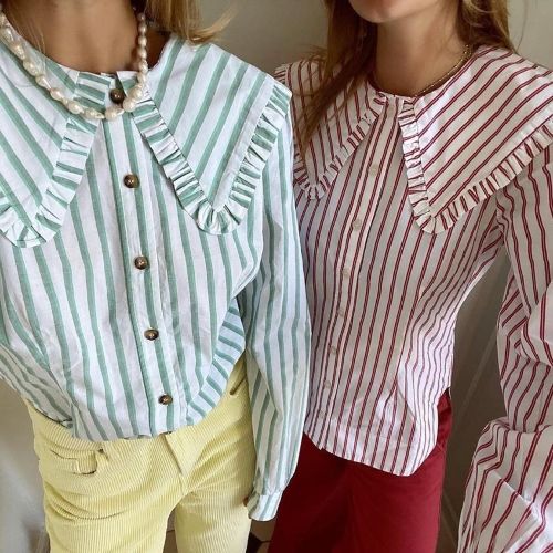 Peter Pan Collar: Ο αγαπημένος γιακάς του ήρωα γίνεται η top τάση του Φθινοπώρου