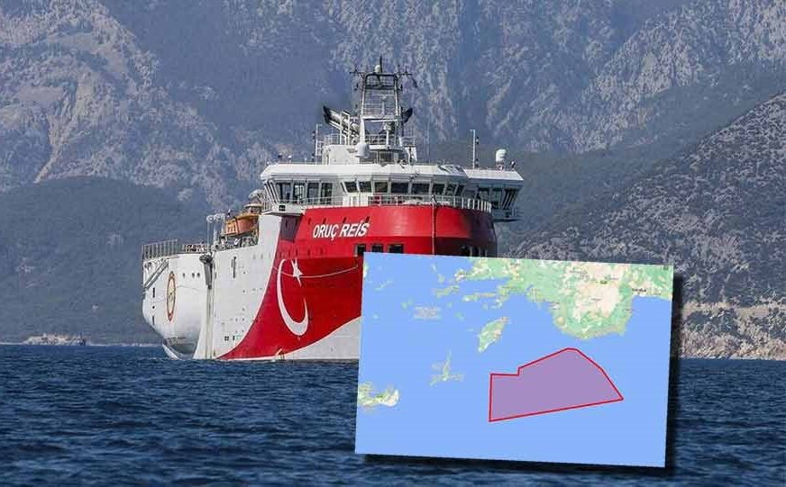 Ξαφνική κλιμάκωση από Άγκυρα – Ξαναβγάζει το «Όρουτς Ρέις» δίπλα στο Καστελόριζο