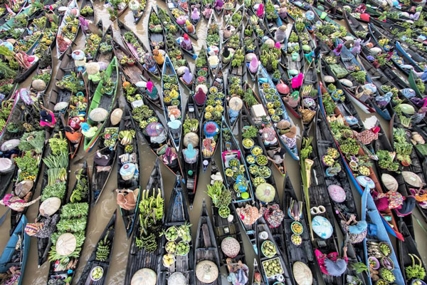 Πανέμορφη πλωτή αγορά με ιστορία 500 ετών!