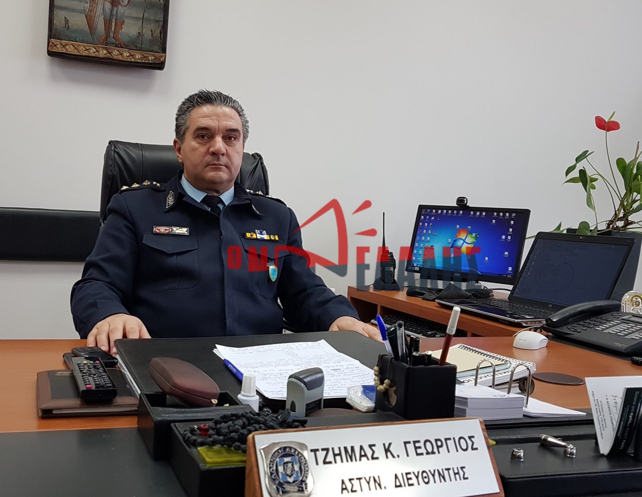 Προήχθη σε Ταξίαρχο ο Αστυνομικός Διευθυντής Πιερίας Γιώργος Τζήμας