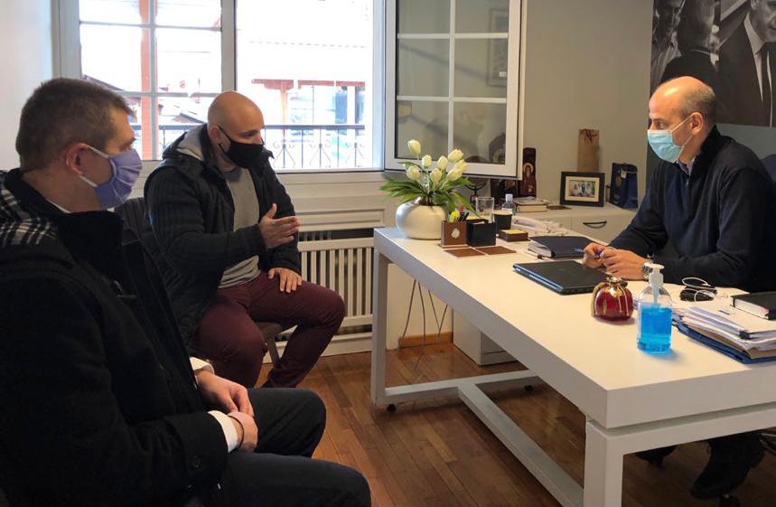 Συνάντηση του Φ. Μπαραλιάκου με αντιπροσωπεία της Ένωσης Στρατιωτικών Π.Ε. Πιερίας