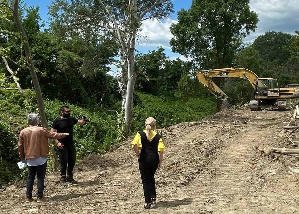 Καθαρισμός ρέματος στο Αιγίνιο από την Περιφερειακή Ενότητα Πιερίας