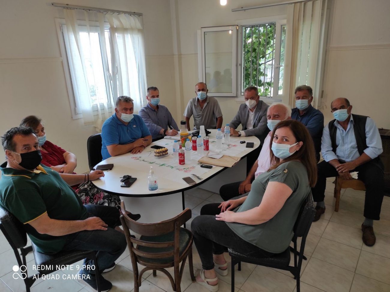 Με το Συμβούλιο Κοινότητας Αρωνά συναντήθηκαν Δήμαρχος και Αντιδήμαρχοι Κατερίνης