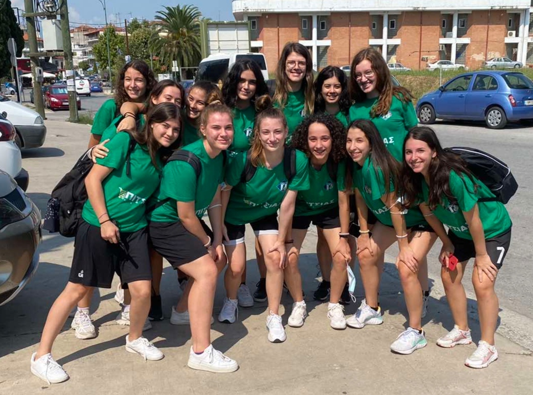 Πιερικός Αρχέλαος: Αναχώρησε για Θεσσαλονίκη η αποστολή των νεανίδων