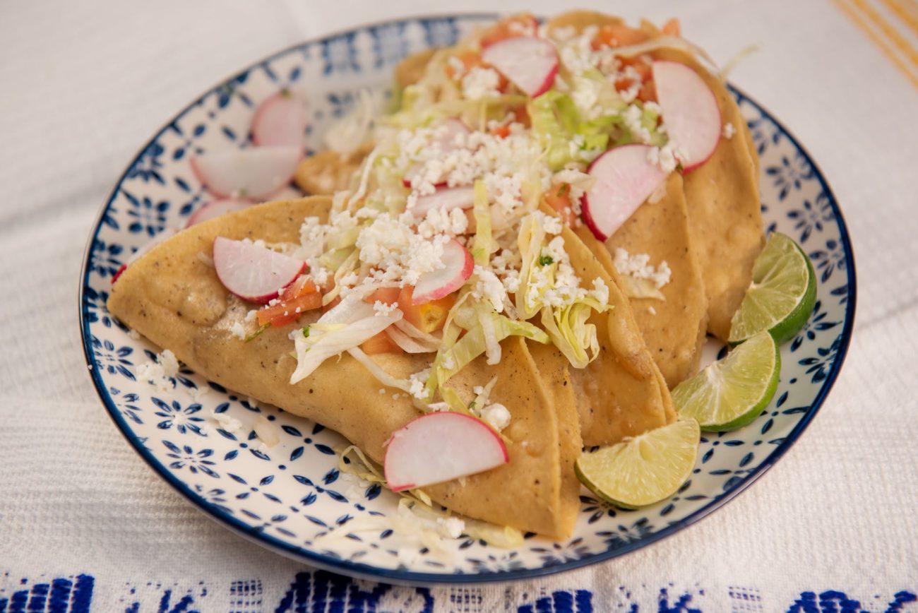 Κεσαντίγιας με φιλέτο γαλοπούλας και μοτσαρέλα