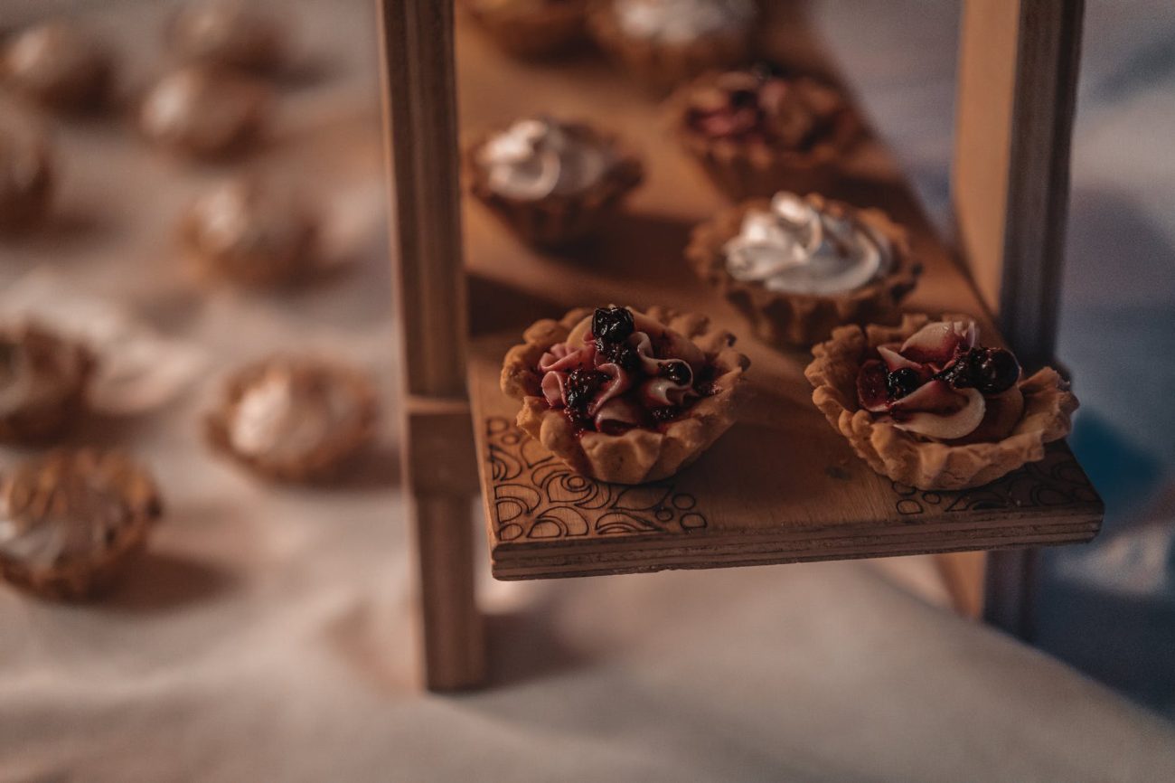 Ταρτάκια με μους από κάστανα