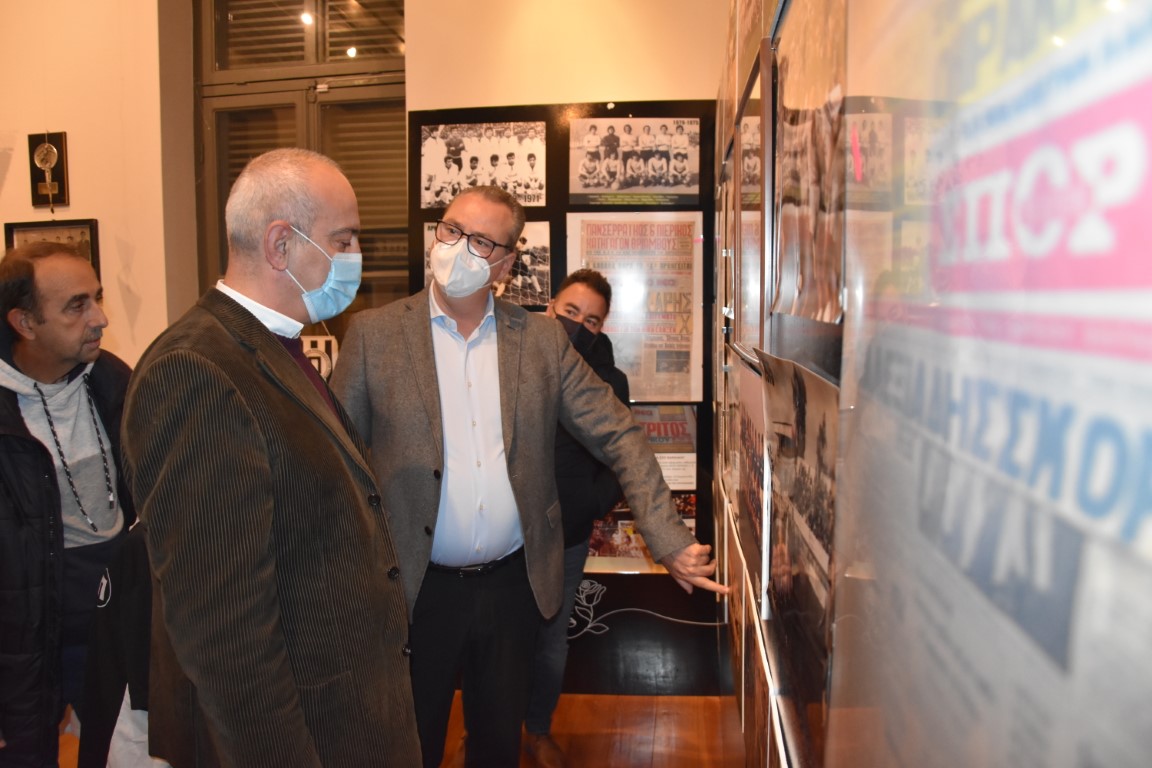 Ο Δήμαρχος Κατερίνης στην έκθεση «60 χρόνια Πιερικός»