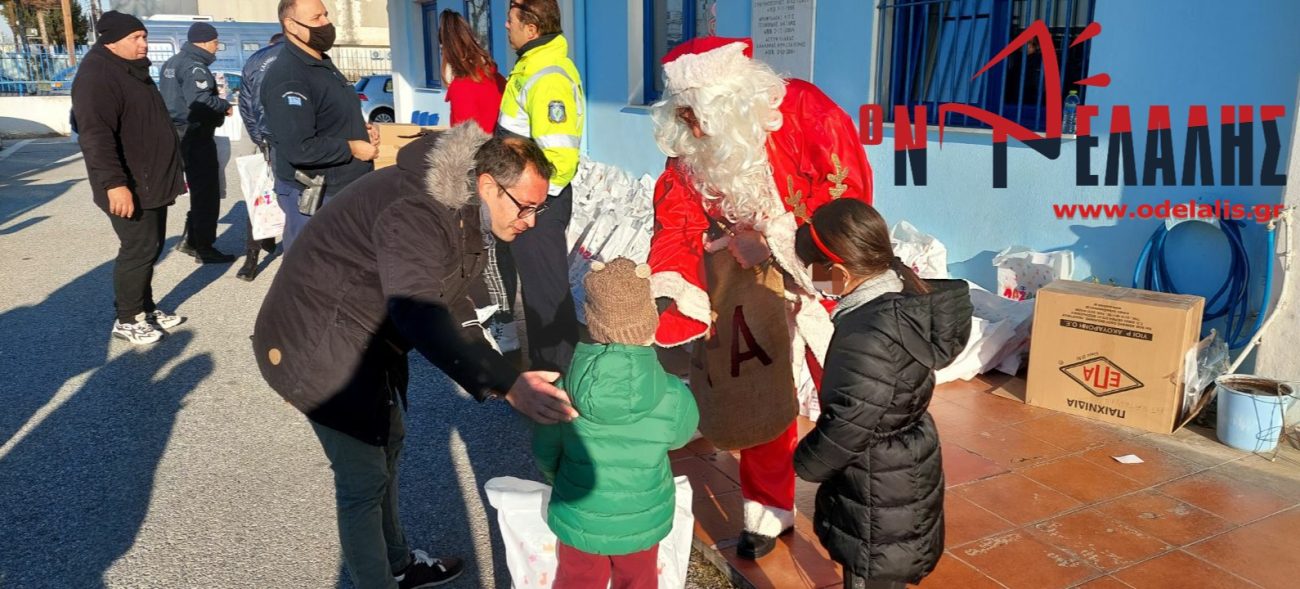 Χριστουγεννιάτικη εκδήλωση για τα παιδιά των αστυνομικών στο προαύλιο της Αστυνομικής Διεύθυνσης Πιερίας (BINTEO & ΦΩΤΟΣ)