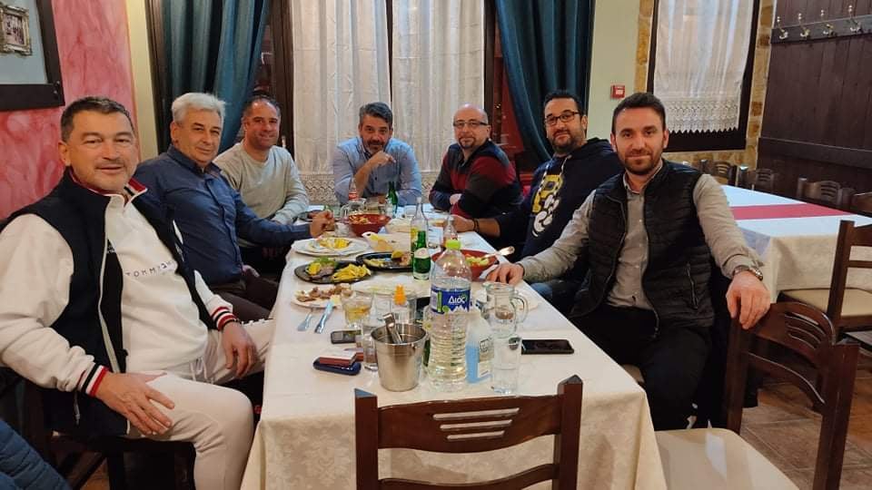 Συνάντηση εργασίας των διοικήσεων των εμπορικών συλλόγων Κολινδρού και Αιγινίου