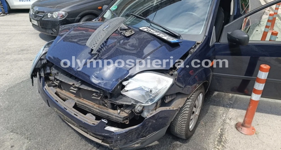 Κατερίνη: Σφοδρή σύγκρουση αυτοκινήτων