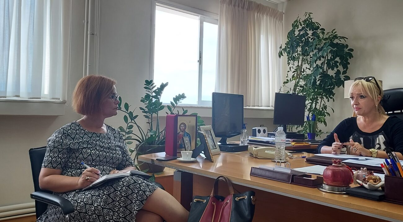 Συνάντηση της βουλεύτριας Πιερίας ΣΥΡΙΖΑ-ΠΣ Ε. Σκούφα, με την Αντιπεριφερειάρχη Π.Ε Πιερίας Σοφία Μαυρίδου