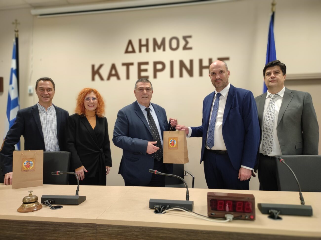 Επίσκεψη του Γενικού Προξένου της Βουλγαρίας στο Δημαρχείο Κατερίνης