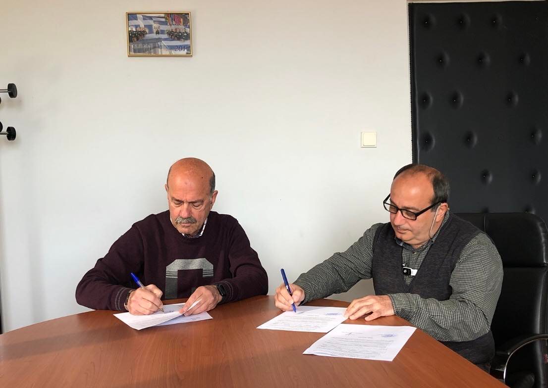 Υπογραφή «Σύμβασης έργου» για την εκτέλεση του έργου «Εργασίες ανακαίνισης για τον εκσυγχρονισμό των ΚΕΠ του δήμου Πύδνας-Κολινδρού»