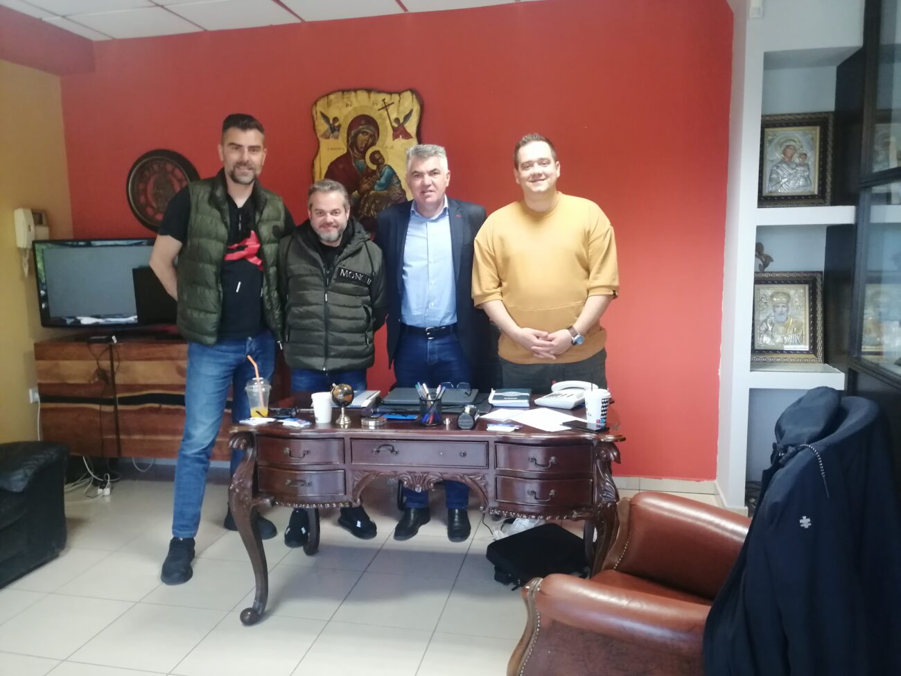 Συνάντηση με το Σωματείο Εστίασης Κατερίνης είχε ο Υπ. Βουλευτής Πιερίας της ΝΔ Δημήτρης Μπέης