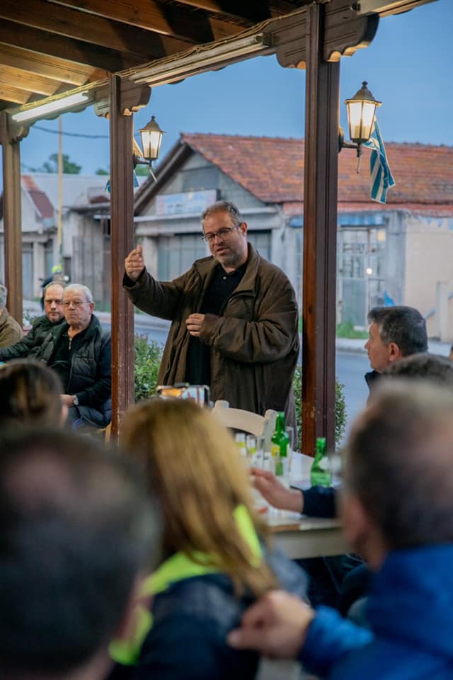 Θερμή υποδοχή στον Κωνσταντίνο Κουτρούπα από τους κατοίκους της Ανδρομάχης και της Νεοκαισάρειας