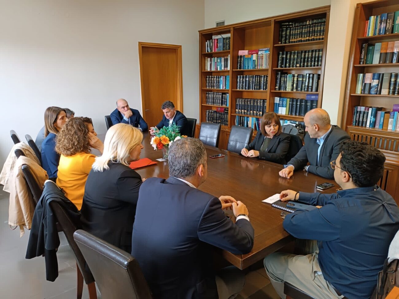Συνάντηση Φ. Μπαραλιάκου με το ΔΣ του Δικηγορικού Συλλόγου Κατερινής