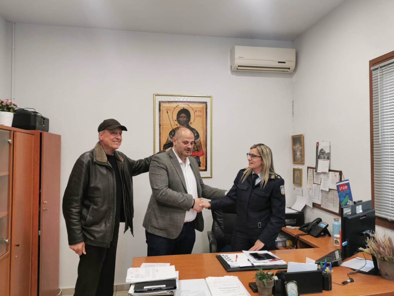 Αθανάσιος (Σάκης) Γκούνας – Λιτόχωρο: Επίσκεψη στο Αστυνομικό Τμήμα και σε εκδήλωση του ΣΥΡΙΖΑ-ΠΣ