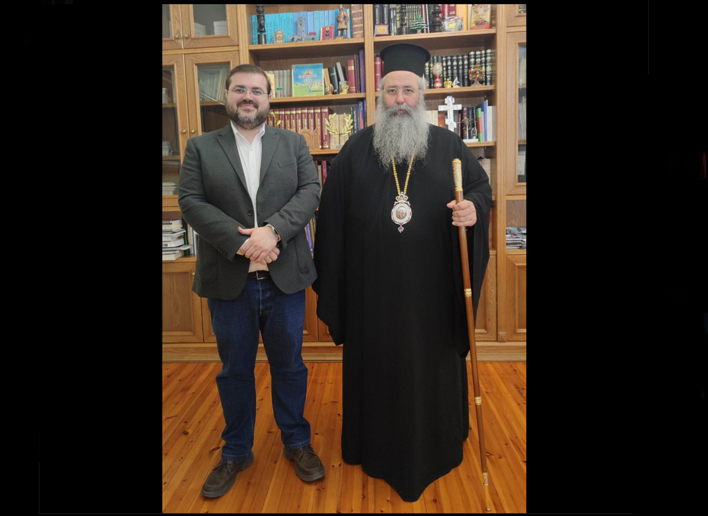 Συνάντηση του Ζήση Ζάννα με τον Σεβασμιώτατο Μητροπολίτη Κίτρους, Κατερίνης και Πλαταμώνος, κ. Γεώργιο