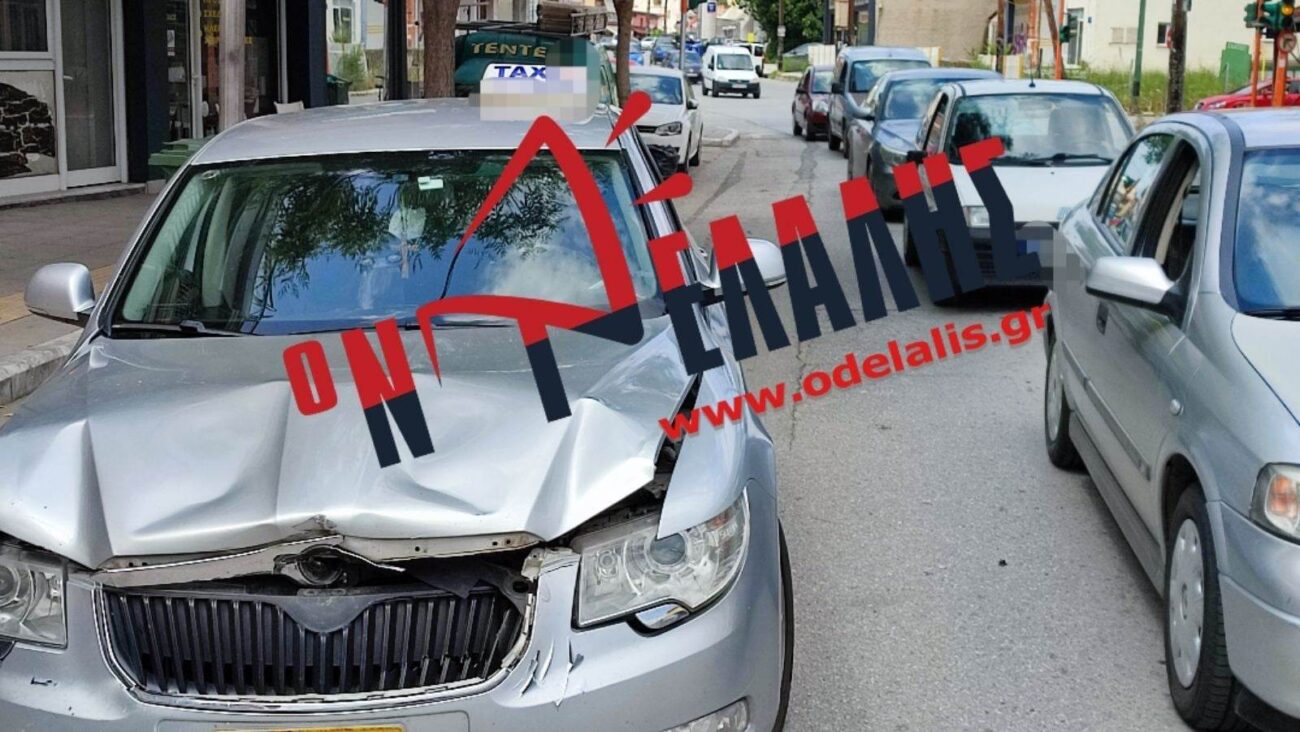 Σύγκρουση ταξί με αγροτικό όχημα στην Κατερίνη