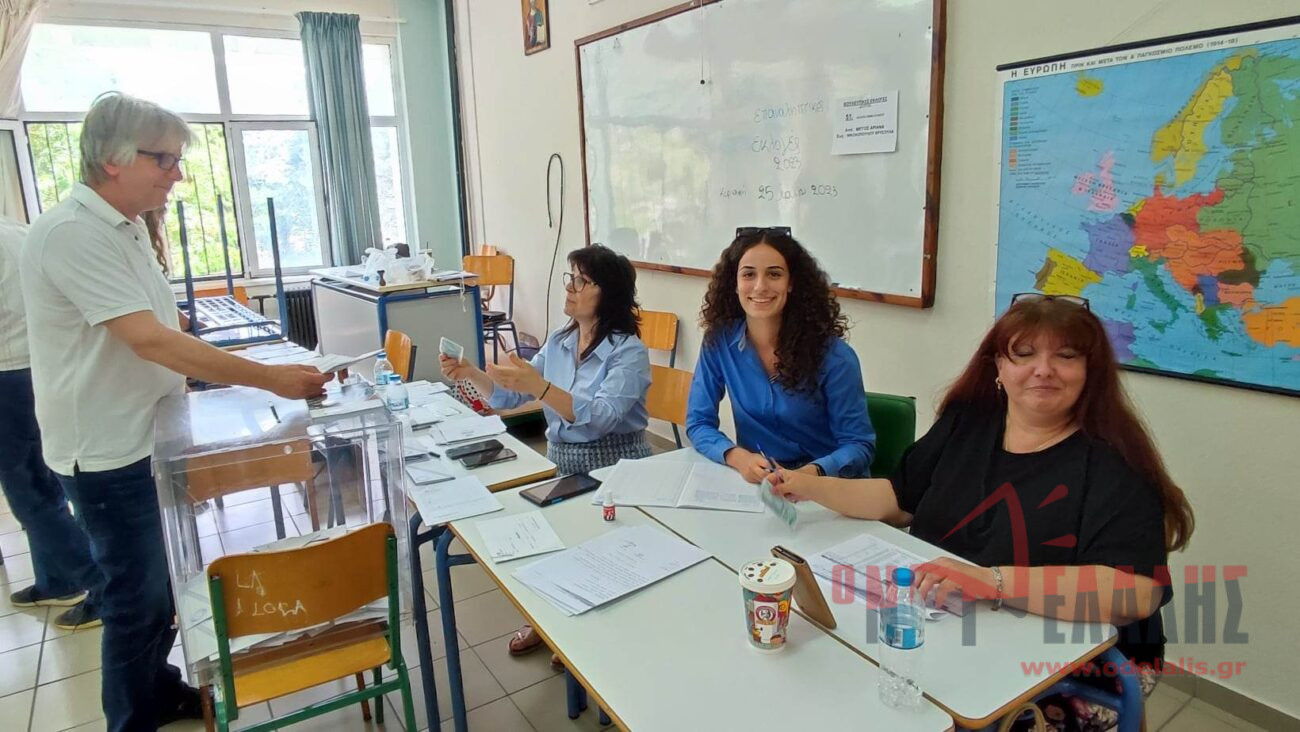 Εικόνες από την εκλογική διαδικασία στο Λιτόχωρο