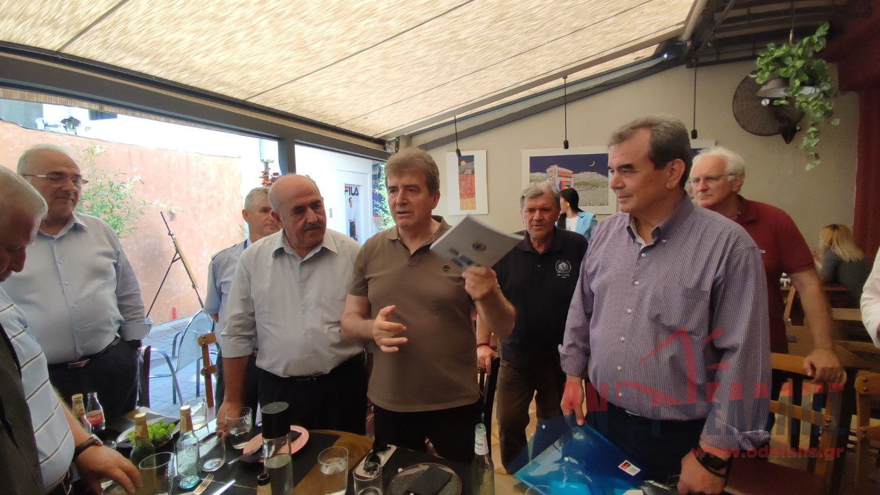 Συνάντηση Χρυσοχοϊδη με απόστρατους Αστυνομικούς της Πιερίας {ΒΙΝΤΕΟ}