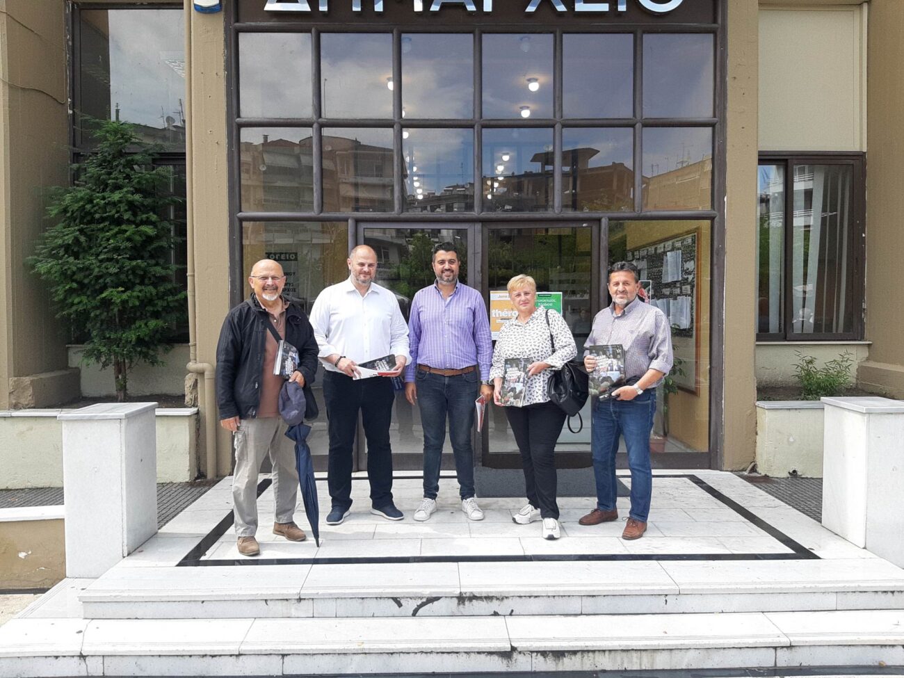 Επίσκεψη ΣΥΡΙΖΑ – ΠΣ στους δημοτικούς υπαλλήλους