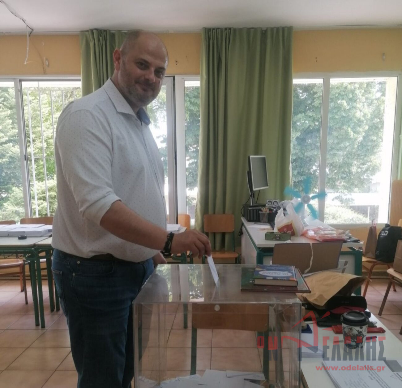 Ψήφισε ο Σάκης Γκούνας