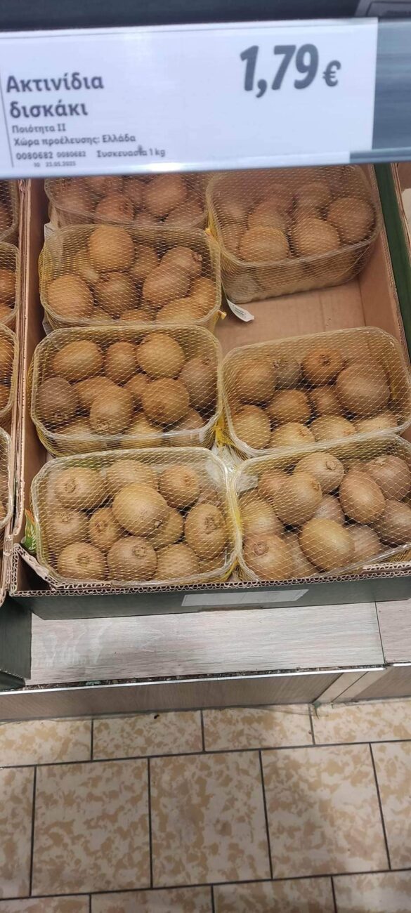 Αποτελέσματα παγκόσμιας παραγωγής ακτινιδίων της τελευταίας 2ετίας