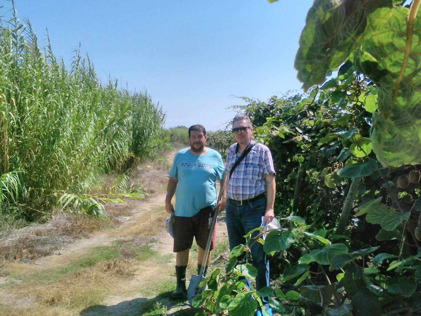 Επίσκεψη του γεωπόνου Βασίλη Εξάρχου σε ακτινιδιες σε Άρτα και Αγρίνιο