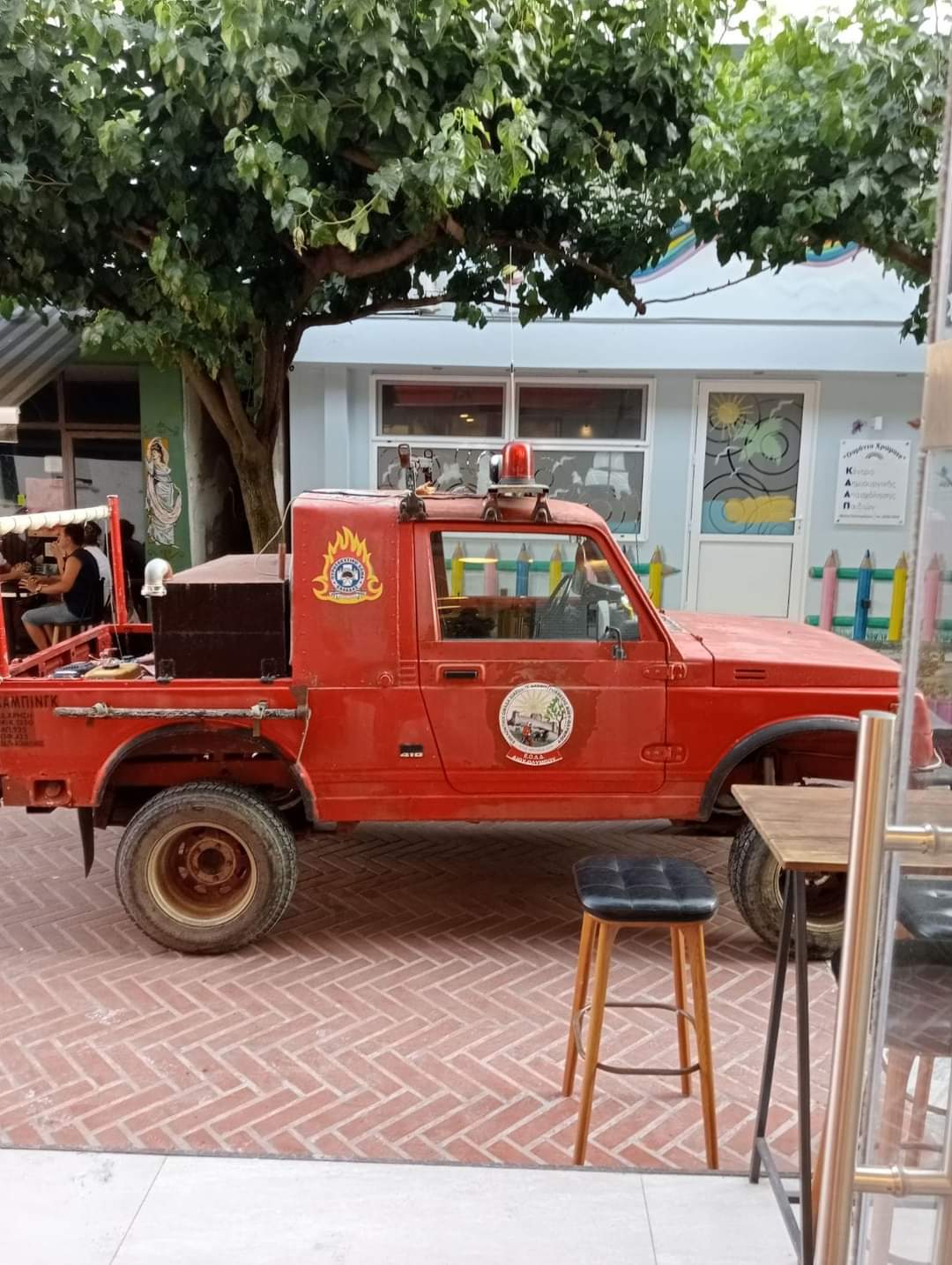 Πλαταμώνας: Φωτιά σε καμινάδα καταστήματος εστίασης