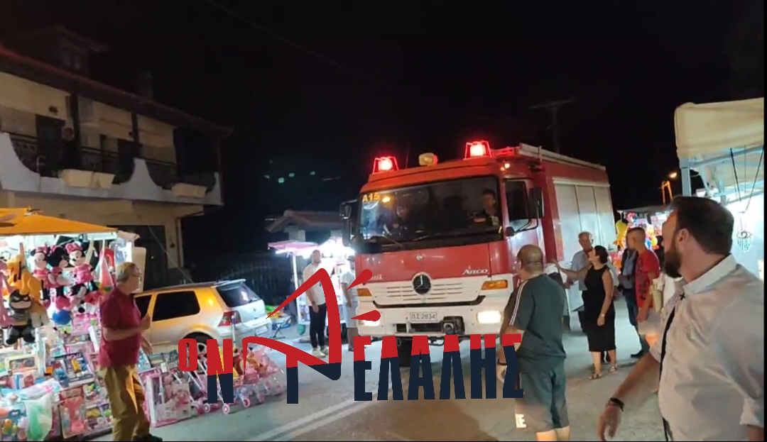 Πανικός από τις σειρήνες της Πυροσβεστικής στο Πανηγύρι των Ρυακίων (BINTEO)