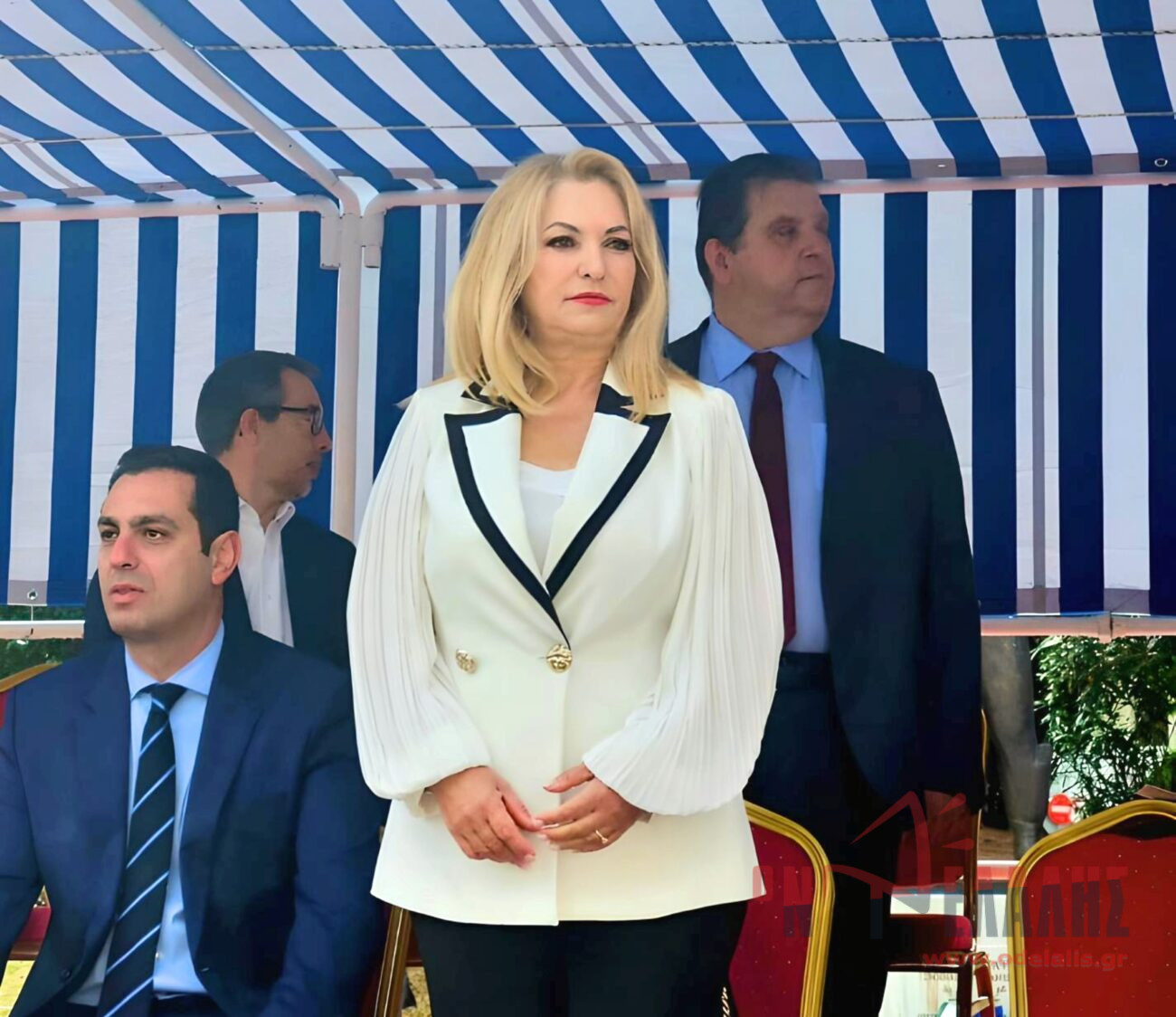 Η Υφυπουργός Ανάπτυξης κυρία Άννα Μάνη – Παπαδημητρίου εκπρόσωπος της Κυβέρνησης στην 111η επέτειο απελευθέρωσης της Κατερίνης