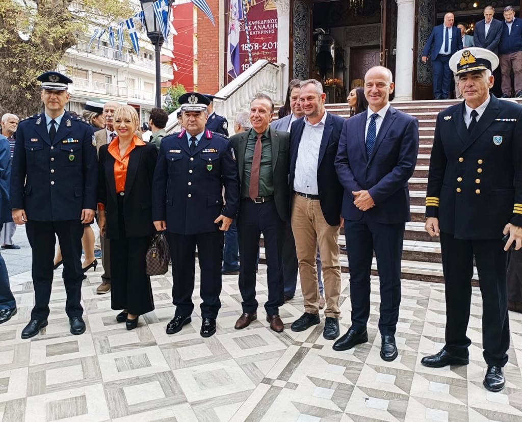 Στον εορτασμό του Προστάτη της Αστυνομίας ο Φ. Μπαραλιάκος