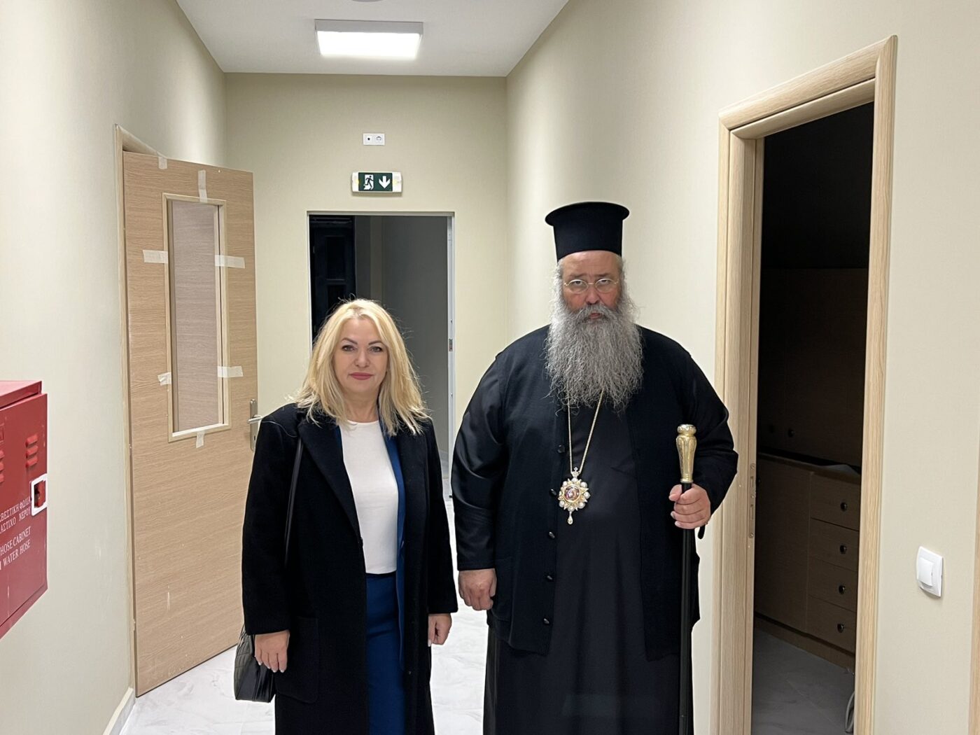 Συμβολή της Υφυπουργού Ανάπτυξης στο έργο της ανακαίνισης του Πνευματικού  Κέντρου της Ιεράς Μητροπόλεως Κίτρους